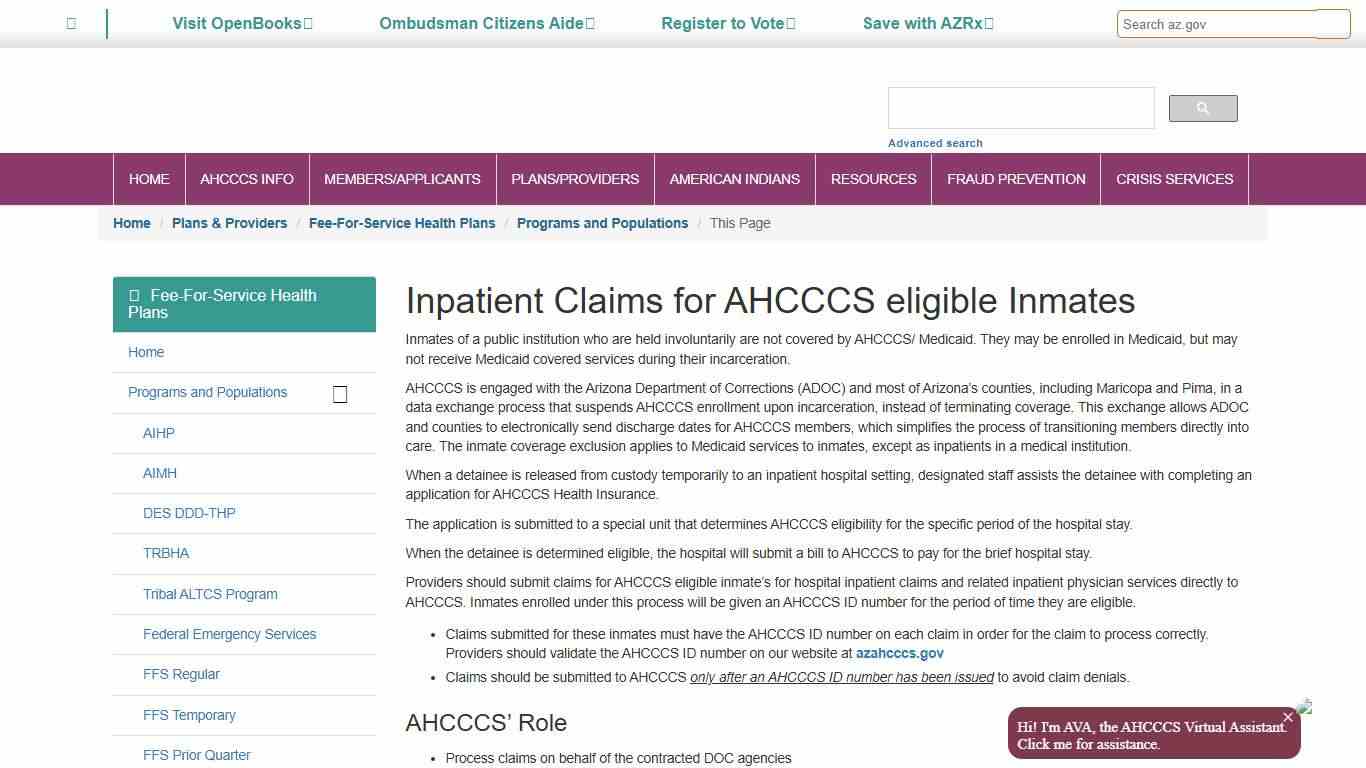 Arizona Department of Corrections